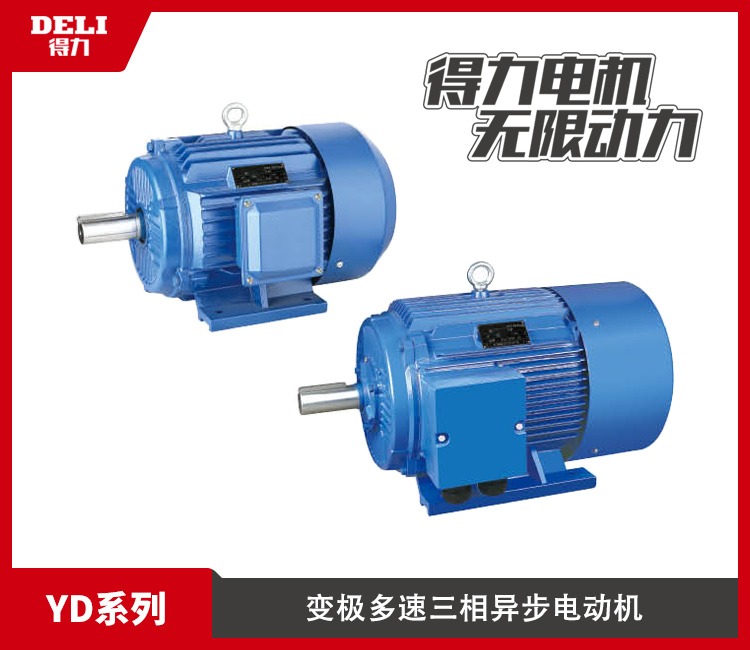 YD series pole-changing multi-speed three-phase asynchronous motor